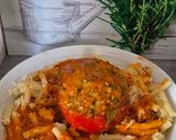 Une image de l'étape 5 de 🍅 Tomates farcies poulet, mozzarella & pesto.