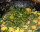 A picture of step 4 of Methi.