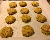 A picture of step 4 of Vegan Chickpea Fritters.