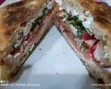 Foto del paso 4 de la receta: Triángulo de crema de queso azul y salmón ahumado
