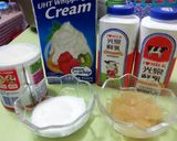 Hình bước làm 1 của món Bánh Sữa (bánh ko cần lò nướng)