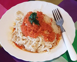 Foto del paso 3 de la receta: Fideos caseros con salsa fileto liviana!