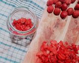 Foto langkah ke 3 dari resep Strawberry Caramel ♡.