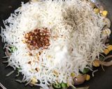 A picture of step 6 of Sweet Corn Egg Fried Rice.