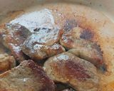 Foto del paso 1 de la receta: Posta de cerdo con salsa cremosa