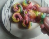 Foto langkah ke 6 dari resep 9.🌹Cookies mawar pelangi 🌈.
