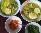 Foto langkah ke 3 dari resep 5. Soto Ayam Kuah Kuning.