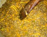 A picture of step 5 of Lentils curry.