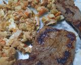 Foto del paso 8 de la receta: Pollo desmenuzado con jardinera