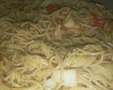 A picture of step 6 of Fried spaghetti and potatoes.