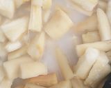 A picture of step 2 of Cassava In coconut #Theme Challenge.