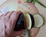 Foto del paso 1 de la receta: Mini pizzas de berenjena 🍆 "Trampantojo" BBB 🍕