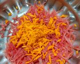 A picture of step 1 of Carrot Pearl Millet Pancake.