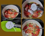 Foto langkah ke 3 dari resep Telur Dadar Tomat Kacang Panjang.