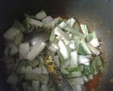 A picture of step 2 of Gobhi ke danthal ki sabzi.