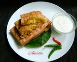 A picture of step 4 of Papaya Paratha.