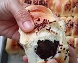 Foto langkah ke 4 dari resep Roti Pisang Cokelat.