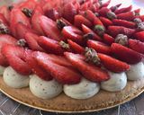 Une image de l'étape 5 de Tarte aux Fraises, Sablé breton et Ganache pistache.