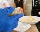 Hình bước làm 4 của món Xôi bọc sườn chiên giòn rụm, (món ăn vặt)