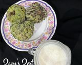 A picture of step 3 of Custard Apple Milkshake.