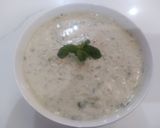 A picture of step 4 of Cucumber & mint raita.