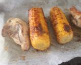 Foto del paso 4 de la receta: Pechuga de pollo con maíz