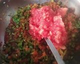 A picture of step 2 of Pav bhaji Charcuterie Board.
