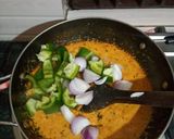 A picture of step 7 of Shahi paneer.