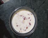 A picture of step 4 of Dry Fruit sweet curd.