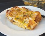 Foto langkah ke 8 dari resep Puding Roti dengan Kacang Pistachios dan Almond.