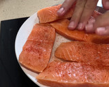 Foto del paso 1 de la receta: Salmón con soja, miel y limón