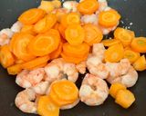 Une image de l'étape 1 de Rigatoni, Crevettes et Mascarpone.