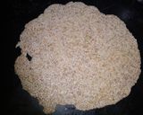 A picture of step 5 of Til chikki.