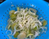KRÉMLEVES : Krumpli és pórèhagyma recept fázis 2 fotója