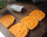 Foto del paso 1 de la receta Pizarra con jamón, mortadela y queso de cabra