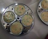 A picture of step 3 of Veggi moong dal idli.