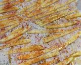 A picture of step 4 of Healthy Baked Chicken Nuggets with Fries!.