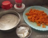 A picture of step 1 of Mango jalebi.