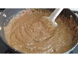 A picture of step 5 of Walnut Halwa.