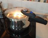 A picture of step 2 of Beef Stew in Pressure Cooker with French Fries.