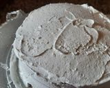 A picture of step 8 of Mother's day special rasmalai cake.