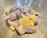 A picture of step 1 of Taro Filling for Bread or Buns.