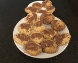 A picture of step 5 of Milk Chocolate Glazed Pistachio Shortbread Cookies.
