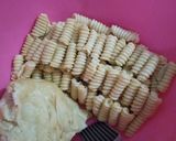 Foto langkah ke 4 dari resep Kue Kewuk (Kue Asin Garpu).