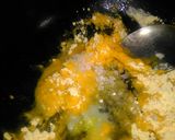 A picture of step 3 of Custard powder barfi.