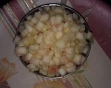 A picture of step 1 of (Watermelon)Tutti frutti.