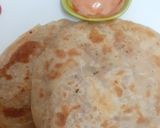 A picture of step 5 of Cheesy Pizza flavoured Paratha.