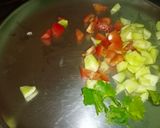 A picture of step 1 of Cheese Masala Toast.