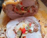 Foto del paso 7 de la receta: BONDIOLA RELLENA CON, PANCETA QUESO, Morrón, ACEITUNAS