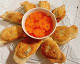 Hình bước làm 1 của món Bánh gối